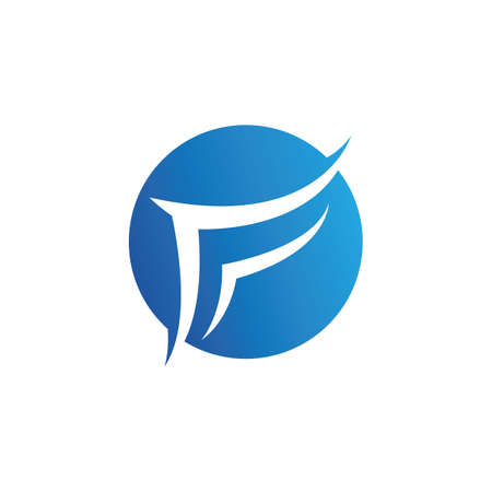 F logo and symbols template vectorのイラスト素材