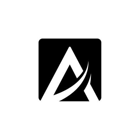 A letter  and business icon designのイラスト素材