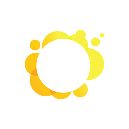 Orange logo design Vector icon illustrationのイラスト素材