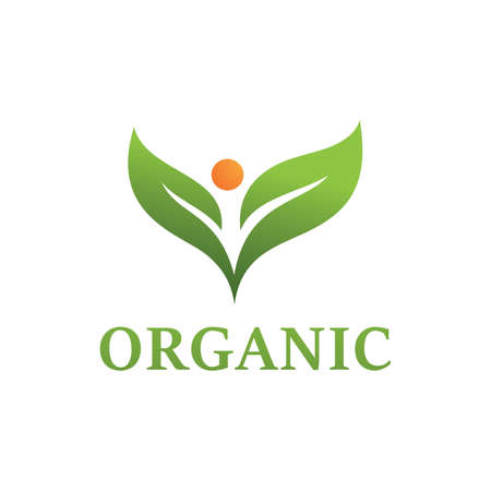 Landscape design  garden  Plant  nature and ecology vector logoのイラスト素材