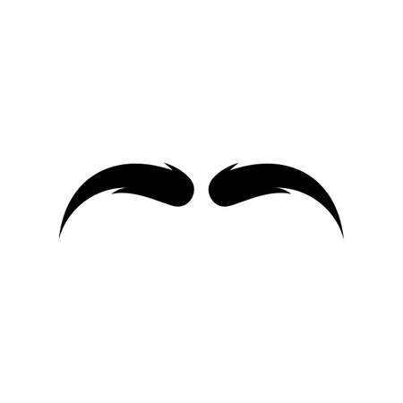 Mustache set icons for barber barber shop and retro designのイラスト素材