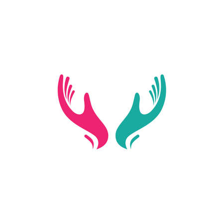 Hand Care Logo icon Business vector symbol templateのイラスト素材