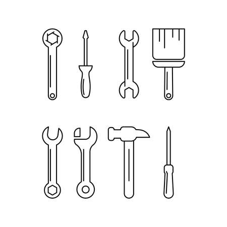 Tool Vector logo icon design illustrationのイラスト素材