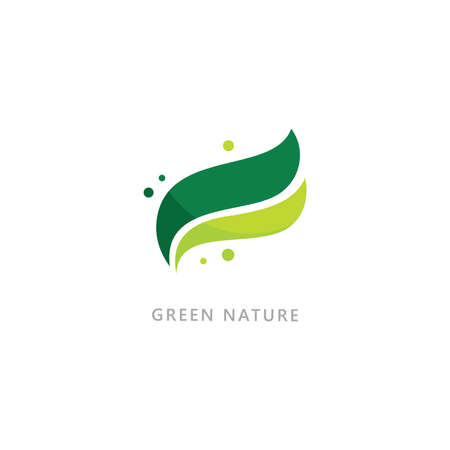 Nature symbol organic logo conceptのイラスト素材