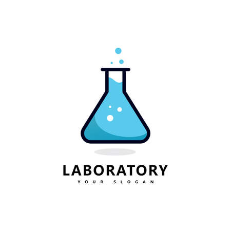 Lab logo science, Laboratory logo icon vector designのイラスト素材