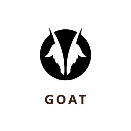 Goat logo icon vector templateのイラスト素材