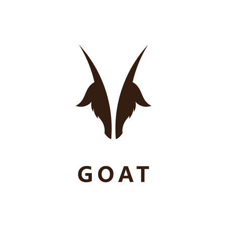 Goat logo icon vector templateのイラスト素材