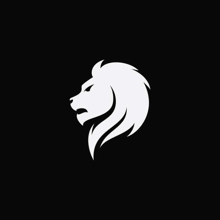 Lion Head  Logo design vector templateのイラスト素材