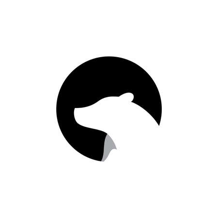 Polar bear vector logo icon illustrationのイラスト素材