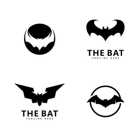 Bat Logo template vector illustrationのイラスト素材
