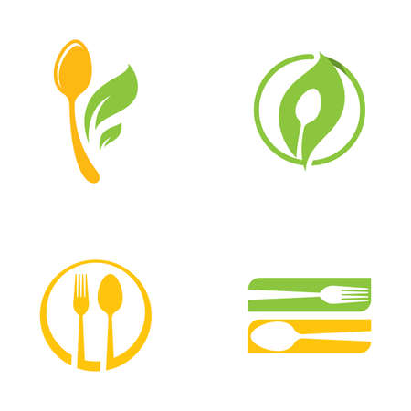 Restaurant logo vector templateのイラスト素材