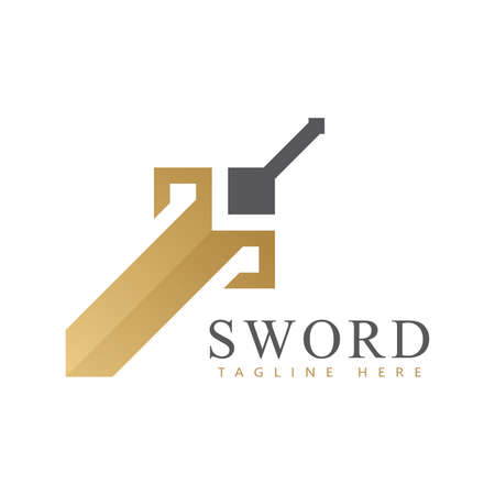 Sword Logo icon vector templateのイラスト素材