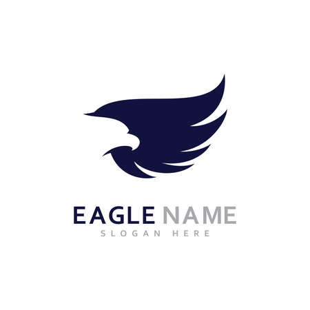 Eagle Logo Design Vector  Eagle wings vector symbol Template illustrationのイラスト素材