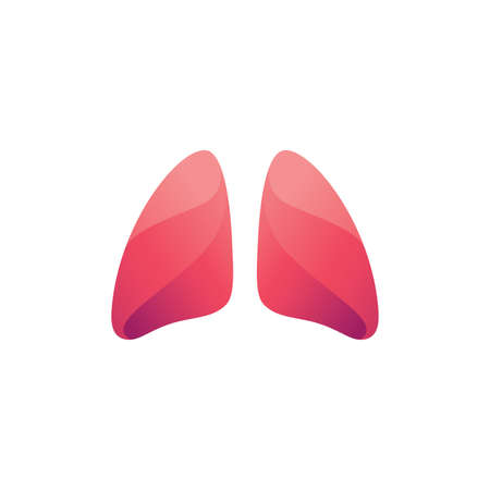 lungs icon vector illustration designのイラスト素材