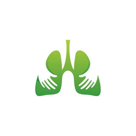 lungs icon vector illustration designのイラスト素材