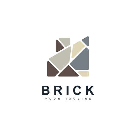 Brick Creative logo design conceptsのイラスト素材
