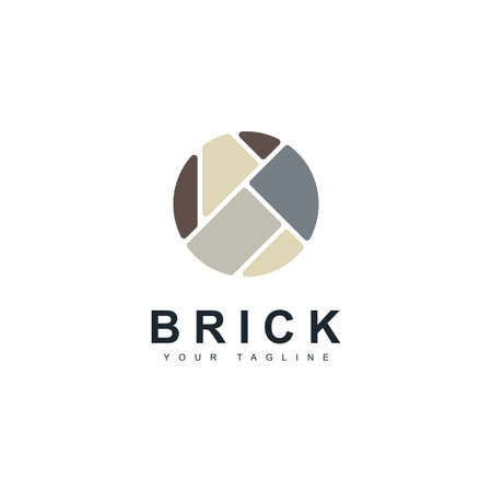Brick Creative logo design conceptsのイラスト素材