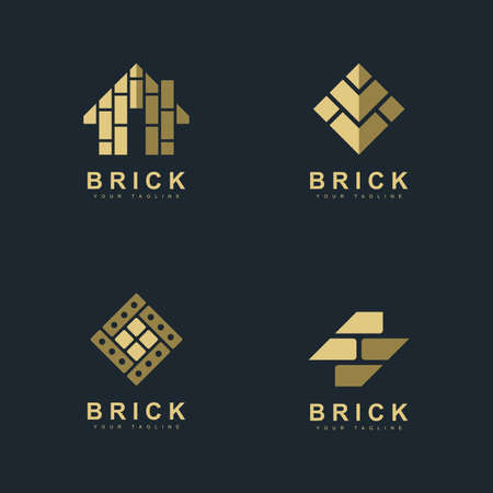 Brick Creative logo design conceptsのイラスト素材