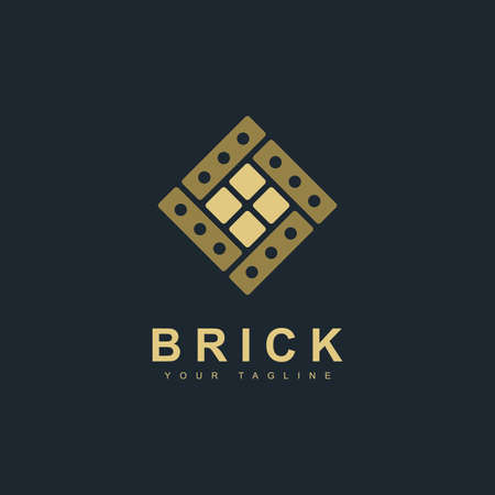 Brick Creative logo design conceptsのイラスト素材