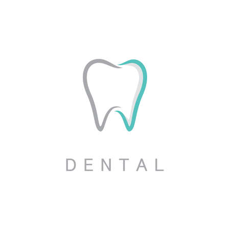 Dental clinic logo. dentist and health mouth. Illustration for your businessのイラスト素材