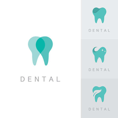 Dental clinic logo. dentist and health mouth. Illustration for your businessのイラスト素材