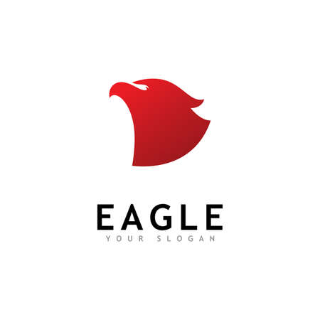 Eagle Logo Vector, Creative eagle icon Template illustrationのイラスト素材