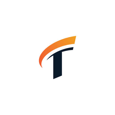 Letter T logo icon design templateのイラスト素材