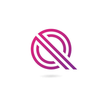 Letter Q Vector Logo Template Illustration Designのイラスト素材