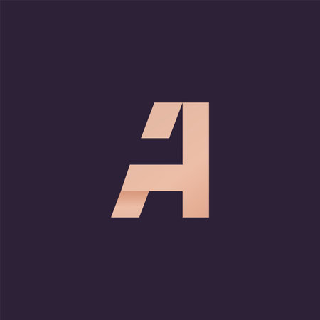 Letter A logo vector template elementのイラスト素材
