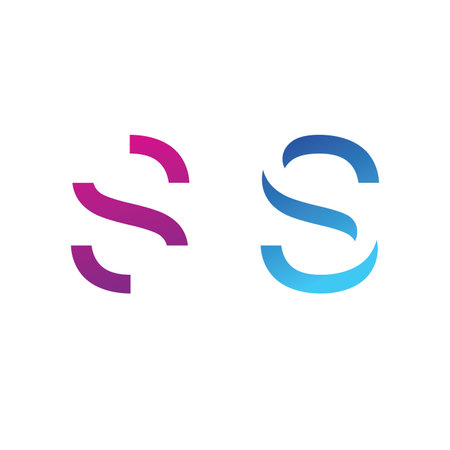 Letter S logo vector template. Creative S Letter initial logo designのイラスト素材