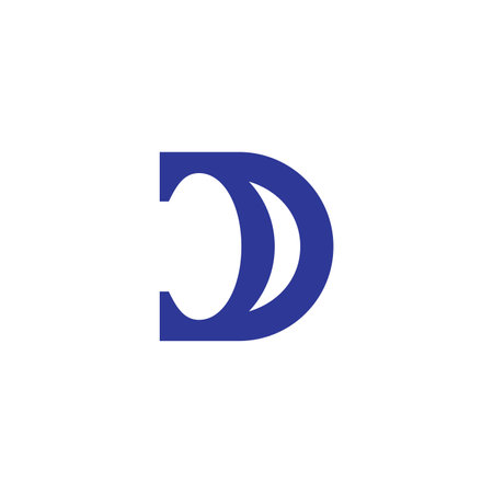 Letter D logo icon design templateのイラスト素材