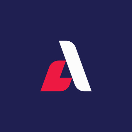 Letter A logo vector template elementのイラスト素材