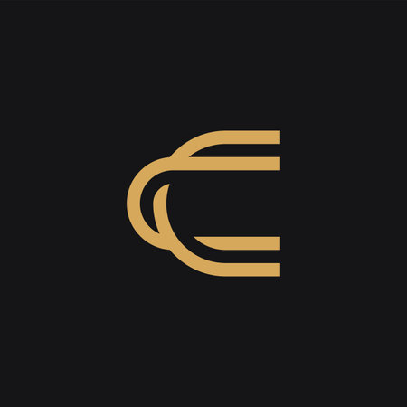Creative C Logo icon initials based Letters in vector.のイラスト素材