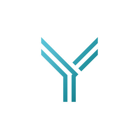 Letter Y logo vector creative template elementのイラスト素材