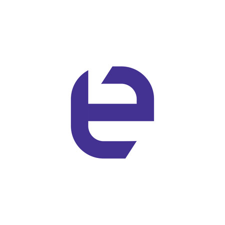 E Logo Design and template