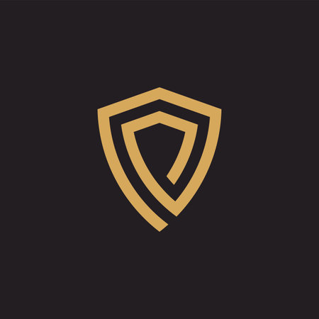 Shield logo icon design vector elementのイラスト素材