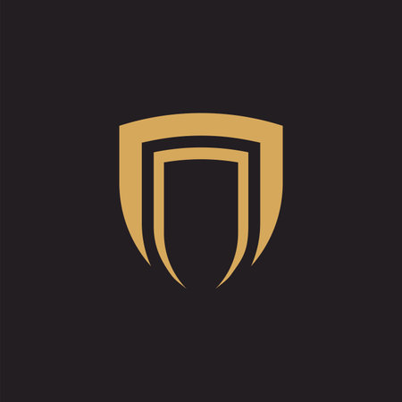 Shield logo icon design vector elementのイラスト素材