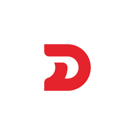 Letter D logo icon design templateのイラスト素材