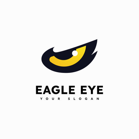 Eagle predator eye falcon bird logo       businessのイラスト素材