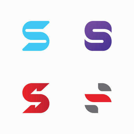 Letter S logo vector template. Creative S Letter initial logo designのイラスト素材