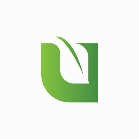 Letter U logo design templateのイラスト素材