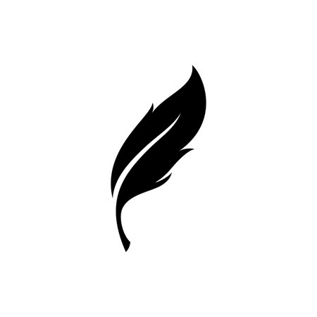 Feather Logo Vector Template Symbolのイラスト素材