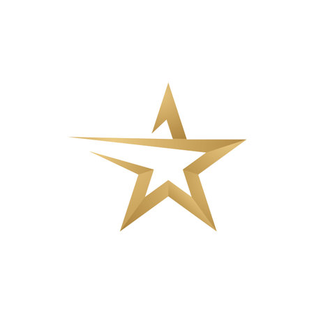 Modern Stars logo design vector conceptのイラスト素材