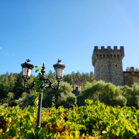 Royal lamp post of the castleのeditorial素材