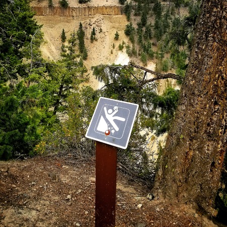 Slip and fall sign board background.の写真素材