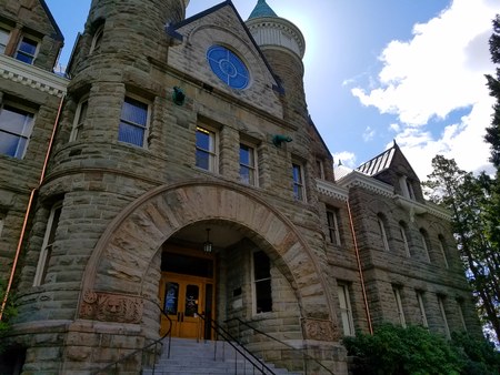 Historic buildings in the cityの写真素材