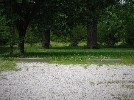 Overgrown parking lotの写真素材