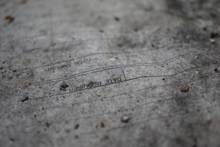 Dusty forms in an abandoned warehouseの写真素材