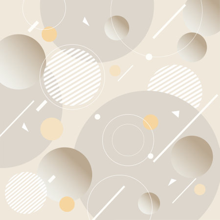 Modern abstract background with halftone elements composed of geometric shapes and linesのイラスト素材