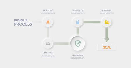 Infographic design template with place for your data. Vector illustration.のイラスト素材